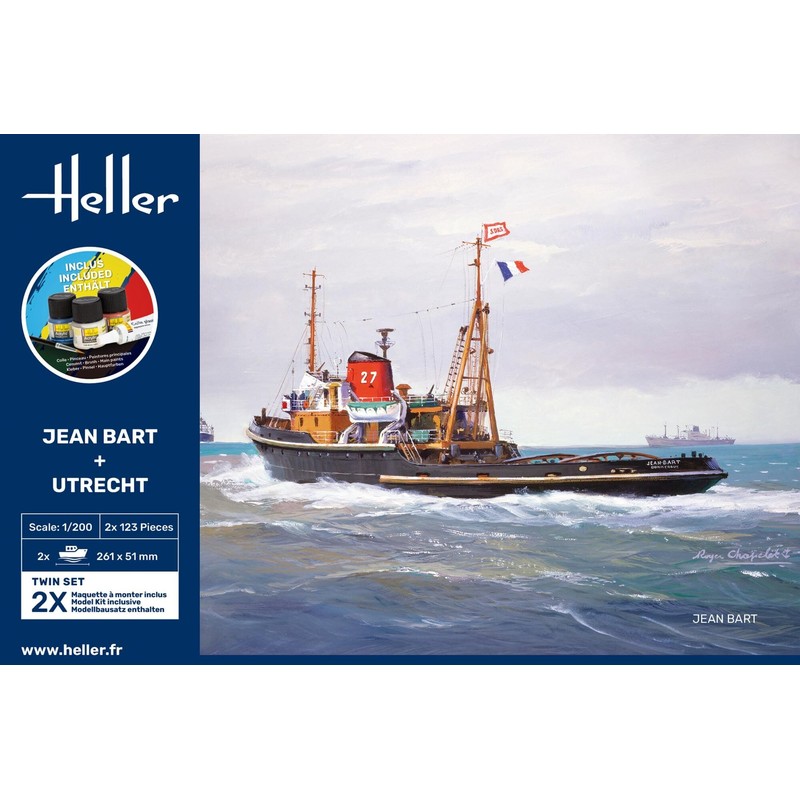 Heller 55602 Starter Kit Jeans Beard + Utrecht Twinset 1/200