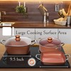 Moss & Stone 7 Pcs Copper Pots And Pans Set,