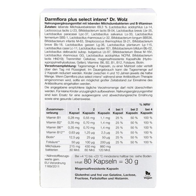 Intestinal Flora Plus Select Int, Pack of 80