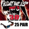 American Paper Optics 25 Pair Blue 3D Glasses Party Pack (GLASSES ONLY)