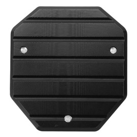 Motorcycle Side Stand Enlarge Foot Pad, Motorbike Side Stand Foot Extender Motorcycle Aluminum Alloy Foot Side Stand Kickstand Extension Pad (Red)