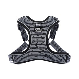 Suredoo Dog Harness for Large / Medium / Small Dogs / Puppies / Pets, Anti-Pull Harness, No-Pull Safety Harness, Reflective Breathable Chest Harness for Dogs, Soft, Adjustable