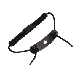 Bows Arrows Equipment, Durable Adjustable High Versatility Bow Archery Wrist Sling for Shooting (Black)