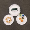 Portable Pie Cupcake Carrier with Lid and Tray 3-In-1 Round