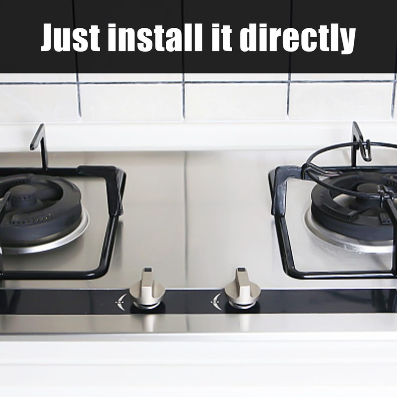 KRYMSON Pack of 5 Gas Stove Knobs, 6 mm Gas