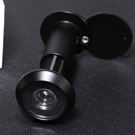 1 PCS Door Viewer Peephole Peep Holes for Door Zinc Alloy Peephole Viewer Hole for Front Door Black Peephole Camera Wide Angle Peephole Door Viewer for Home