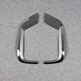 RUIQ Toyota New Land Cruiser 300 Series Exclusive Exterior Front Fog Lamp Ring Garnish for TOYOTA LANDCRUISER 300 (Chrome Plated)