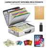 BigPonPon Fireproof Document Box, Hard Case Highly Flame-Resistant Fire Proof
