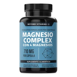 Beyond Vitamins  Magnesio Complex Citrato de Magnesio polvo, Glicinato de Magnesio, Gluconato de Magnesio y xido de Magnesio  Vitaminas Mujer  Hombre 