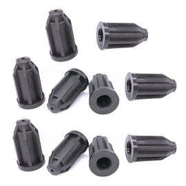 10Pcs Caster Socket Sleeve Round Inserts, Chair Caster Wheel Stem Insert, 7/16" Inside Stem