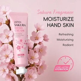 Crema De Manos Laikou Japan Sakura, Hidratante De Larga Dura