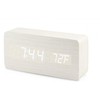 INF LED Digital Alarm Clock with USB Charging Port, Large