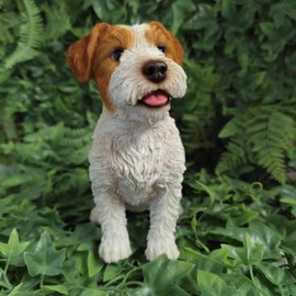 Vivid Arts - Wire Hair Jack Russell - Indoor Outdoor Garden Ornament