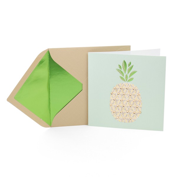 Hallmark Signature Blank Card (Pineapple) 0699RZH4010