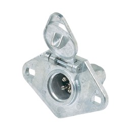 Hopkins Towing Solutions 52004 4 Pole Round Vehicle End Connector