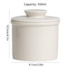 With lid French Butter Crock For Counter On Demand Spreadable