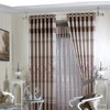 YunNephele Hanging Curtain Rod 36-56 inch Nickel Brushed,1 inch diameter