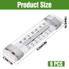 9 Pack Fridge Refrigerator Freezer Thermometer, Waterproof Analog, Large Dial,