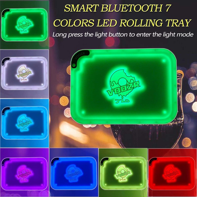LED Glow Light Up Tray - 7 Colors Party Mode