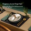 Disposable Pale Blue Paper Placemats for Dining Table - 100-Pack