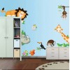 DaraBaby Vinil Decorativo Infantil Animales Salvajes De La Selva Sala
