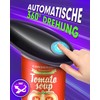 Electric Can Opener, No Sharp Edges, Easy to Open, Round