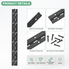 M METERXITY 6-Pack Piano Hinges, 12 Inch / 300mm 304