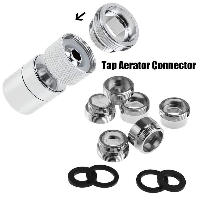 Faucet Water Aerator Adapter Brass Faucet Water Filter Connector 28mm