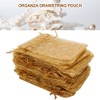 100pcs 9 x 12cm Organza Drawstring Pouch Multi Purpose Jewlery