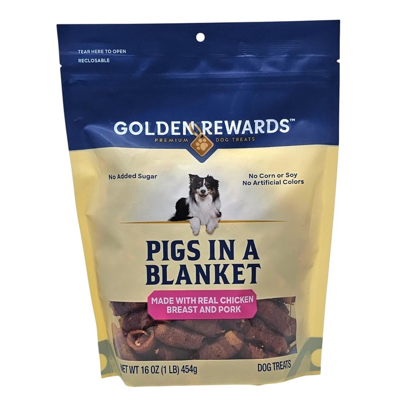 Golden Rewards Pigs in A Blanket - 16oz Bag -