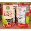 Southern Grove California Raisins 20oz 567g (2 Rolls)