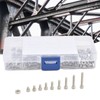 150Pcs Hex Socket Screw Nut Set Stainless Steel CorrosionResistant Industrial