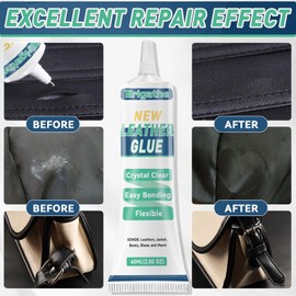 Leather Glue Adhesive, Leather Glue Repair, Leather Glue for Purses, Car Seat, Shoes and Sofa, Bonding Between Leather and Leather, Leather and Substrates of Different Materials (Leather Glue, 2)