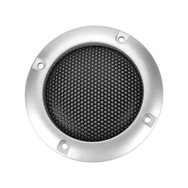 Hakeeta 2 Pack Audio Speaker Cover Metal Speaker Grille Mesh Chip Resistant Decorative Metal Lid for Audio with 4 Screws for Speaker