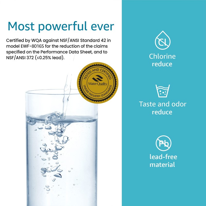 AQUA CREST OCS2 Under Sink Water Filter, Replacement Cartridge for