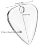 5 Pcs Metal Pick Plectrum for Guitar Musical Instruments Accessory(Silver)