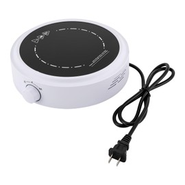 Electric Mini Stove Hot Plate, Small Hot Plate 700W Electric Ceramic Stove With Adjustable Power Levels Countertop Burners ElectricHot Plate for Boiling Water Making Tea and Coffee (White)