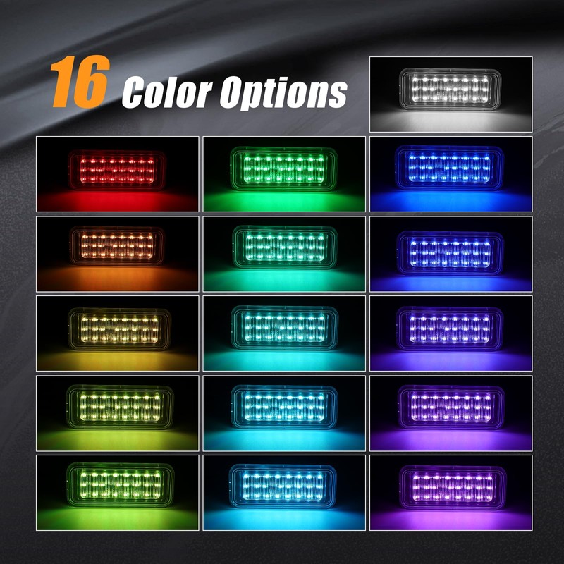NEIFILES RGB LED Truck Bed Light Cargo Area Lights Compatible