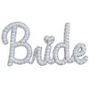 SOYCEV Bride Iron on Patches White Bride Letter Patches Bride