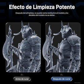 Elegoo Mercury Paquete Estación Lavado Separada Secado Impresiones Resina Grandes Compatible Impresoras Saturn Mars Msla