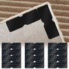12 Pcs Rug Grippers for Laminate Floor,Anti Slip Rug Underlay