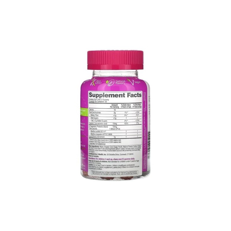 Up4 Probioticos Para Niños Apoyo Inmune Vitamina C 30gomitas
