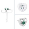 Belinda Jewelz Pendientes de plata de ley para mujer, con