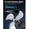 Simple Deluxe 20 Inch 3-Speed High Velocity Heavy Duty Metal