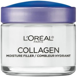 L'Oreal Paris - L'Oréal Paris Crema Facial Hidratante con Colágeno 96g – Día y Noche, Antiarrugas, Suaviza Líneas de Expresión, Piel Firme y Radiante