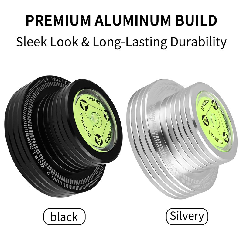 YYTCG Turntable Weight & Vinyl Record Stabilizer - Aluminum Alloy