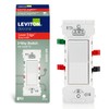 Leviton Lever Edge 15 Amp 3-Way Rocker Switch, E5603-SW, White