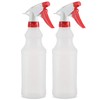 DilaBee Plastic Spray Bottle (2 Pack) - 16oz Empty Spray