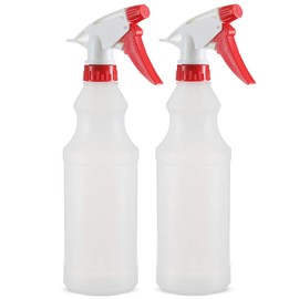 DilaBee Plastic Spray Bottle (2 Pack) - 16oz Empty Spray Bottles for Cleaning, Gardening & Grilling - Leakproof & Adjustable Nozzle Water Spray Bottle - Heavy Duty & BPA Free Plastic Spray Bottles