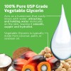 De La Cruz Pure Vegetable Glycerin USP Grade, Bottled in
